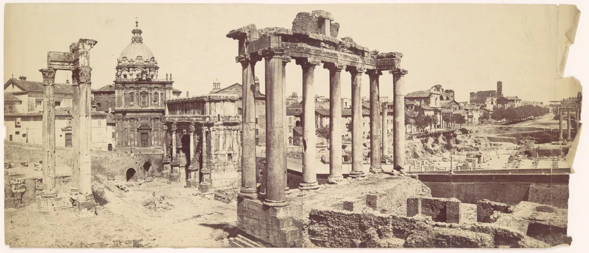 [The Roman Forum] by Félix Bonfils, photograph, 1868-1872