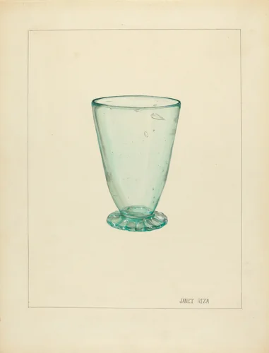 Toddy Glass by Janet Riza, index of american design, 1935-1942