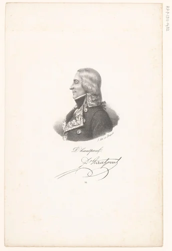 Portret van Jean-Joseph Ange d'Hautpoul by anonymous, print, 1818-1842