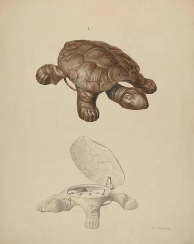 Cuspidor by Hans Mangelsdorf, index of american design, 1938