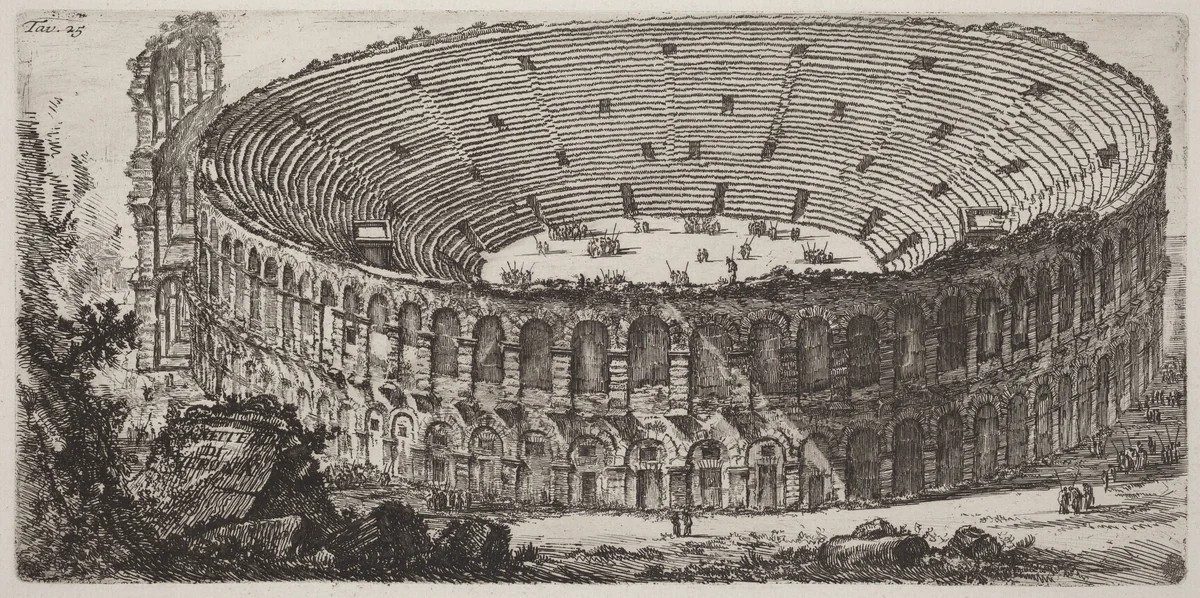 Anfiteatro di Verona by Giovanni Battista Piranesi, portfolio, 1748