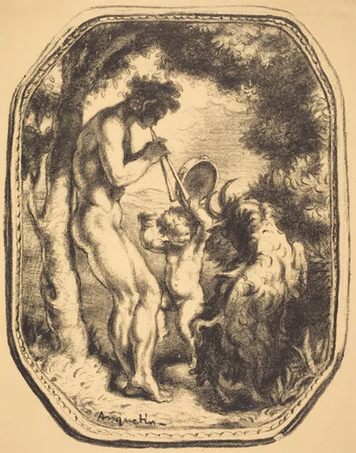 Le Talion; La Cage; Ceux qui restent; Fortune by Louis Anquetin, print, 1898