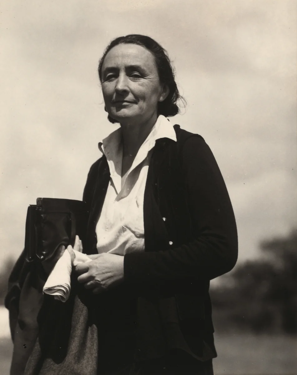 Georgia O'Keeffe by Alfred Stieglitz, photograph, 1936