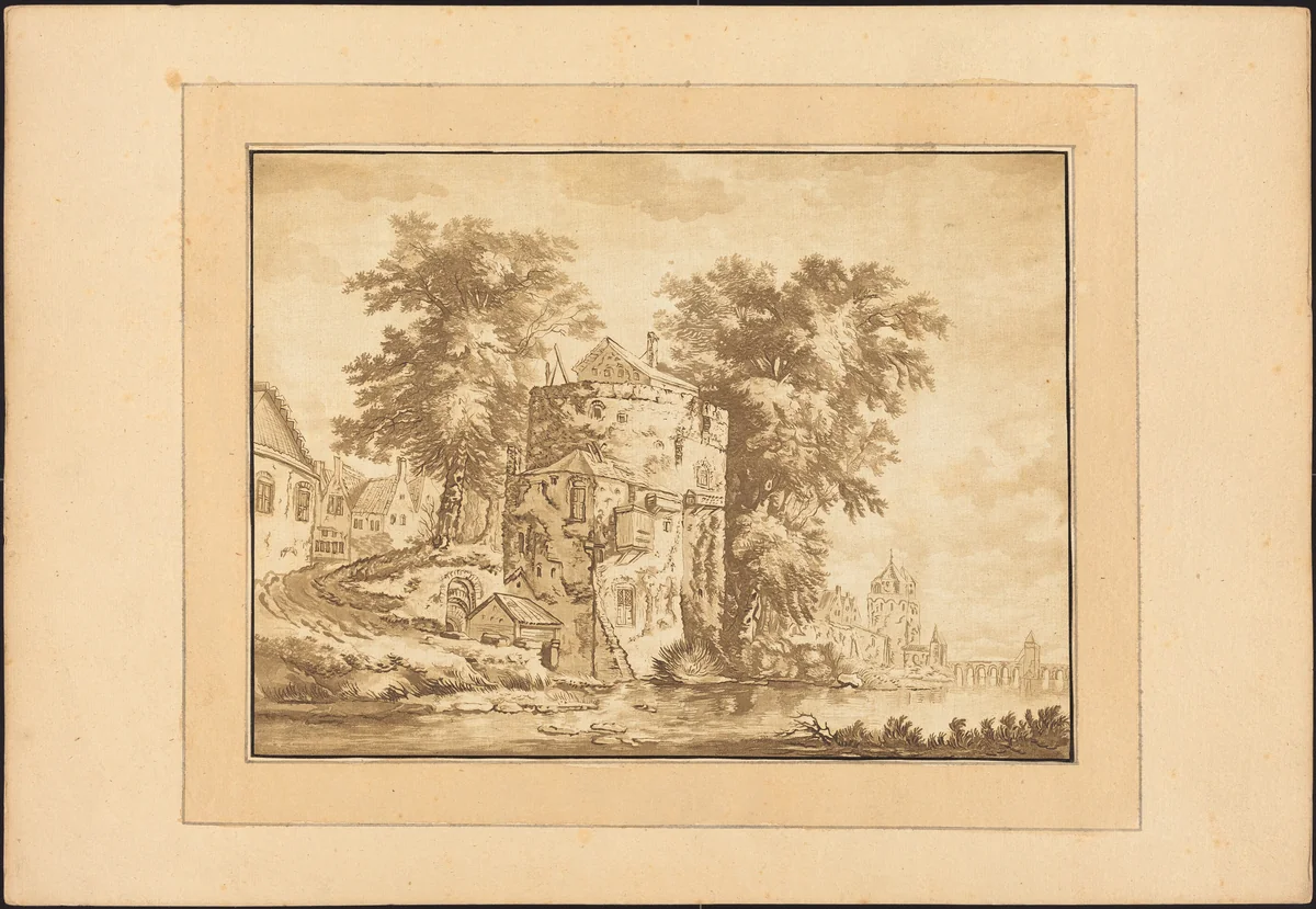 Dutch Landscape by Regina Schönecker; Abraham Rademaker, portfolio, 1782-1785