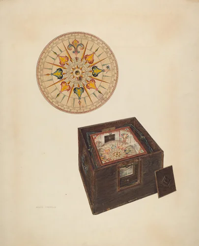 Floating Compass by Archie Thompson, index of american design, 1938