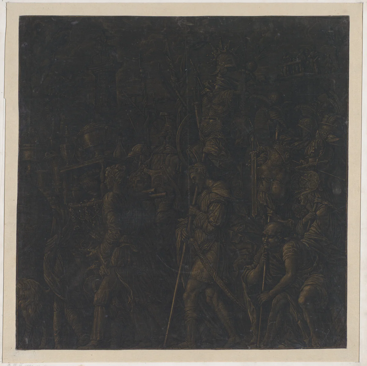 Sheet 8 from "The Triumphs of Caesar" by Andrea Andreani, print, 1599
