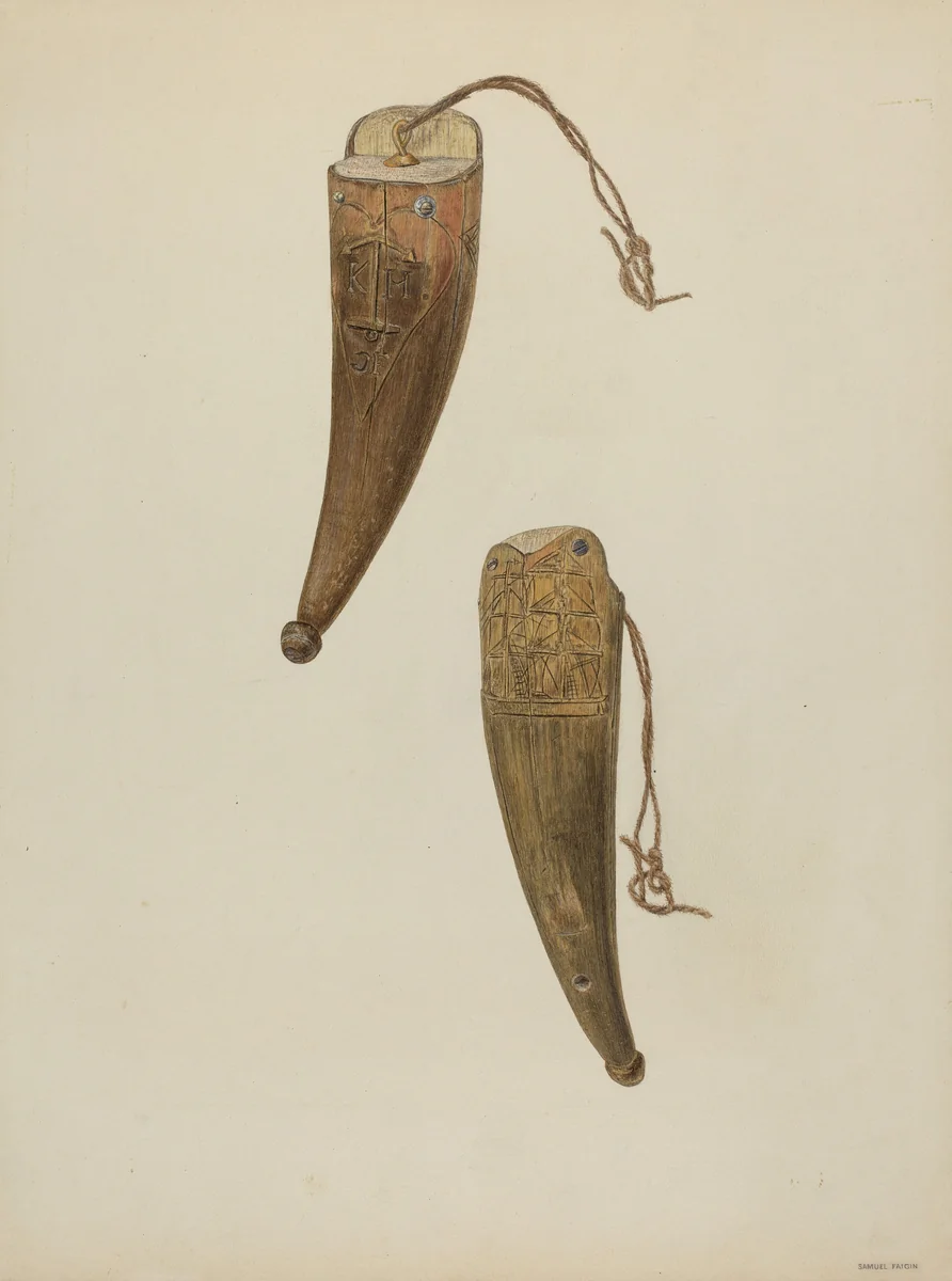 Sailor's Sewing Kit by Samuel Faigin, index of american design, 1938