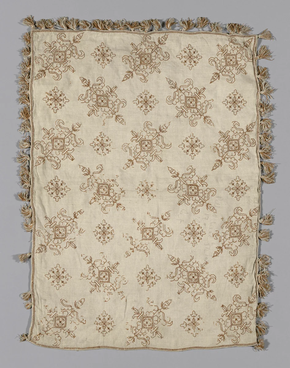 Pillowcase by Italy, textile, 1601-1700