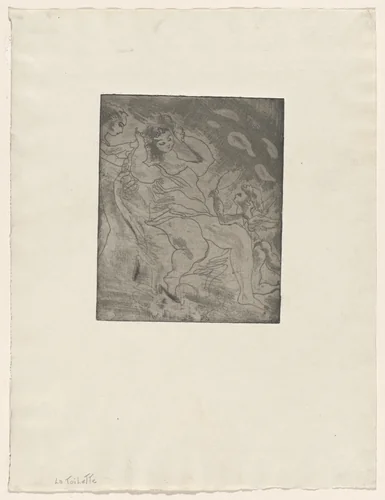 Hairdressing by Jules Pascin, print, 1927