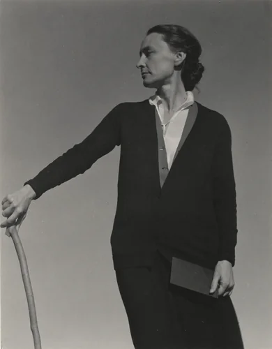 Georgia O'Keeffe by Alfred Stieglitz, photograph, 1927