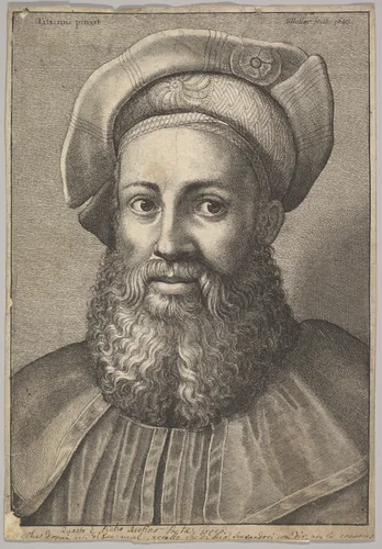 Pietro Aretino by Wenceslaus Hollar, print, 1640