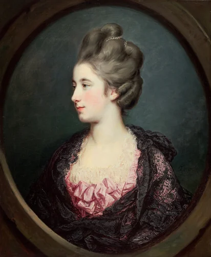 Mrs. Thomas Horne by Francis Cotes, painting, 1768-1770