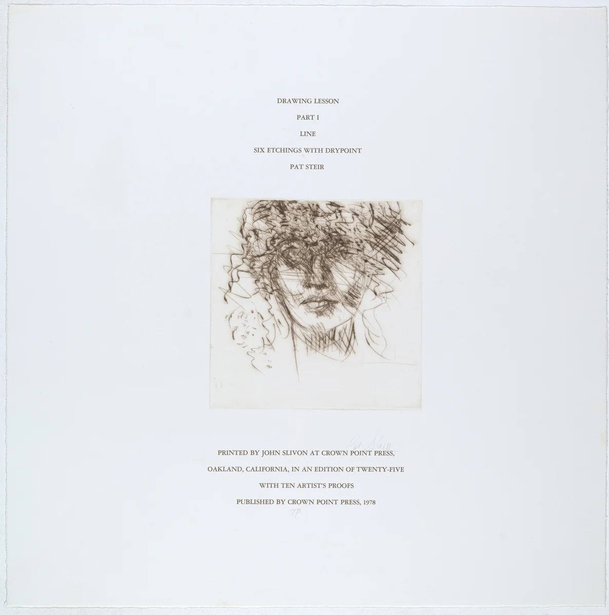 (Image 1) by Pat Steir, print, 1978