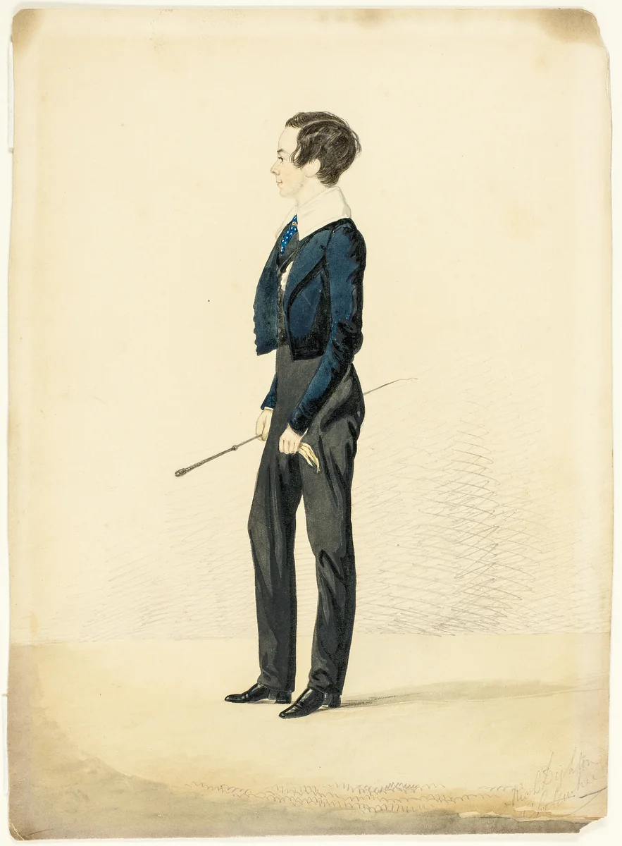 Boy in an Eton Collar by Richard Dighton, painting, 1815-1880