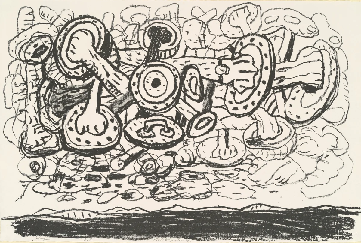 Sky [special proof] by Philip Guston, print, 1979-1983