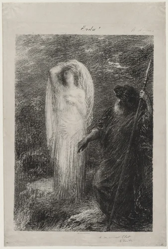 L'Evocation d'Erda by Henri Fantin-Latour, print, 1885