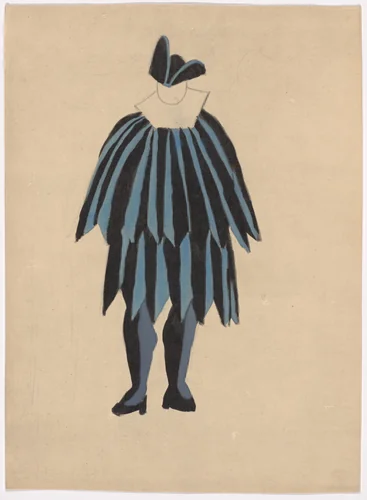 Costume design for the ballet Le Tricorne by Pablo Picasso, illustrated book, 1920