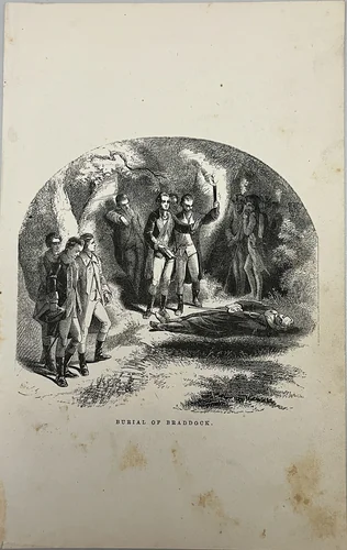 Burial of Braddock by Artist Unknown, other, 1800-1899