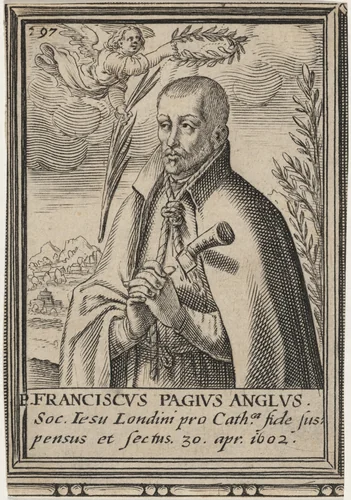 Francis Paget, Jesuit Priest by Unknown 19th Century, print, 1602