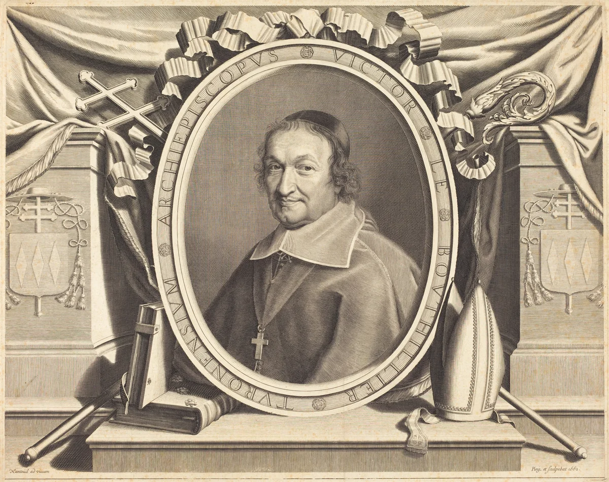 Victor Bouthillier by Robert Nanteuil, print, 1662