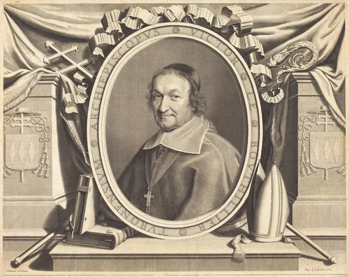 Victor Bouthillier by Robert Nanteuil, print, 1662