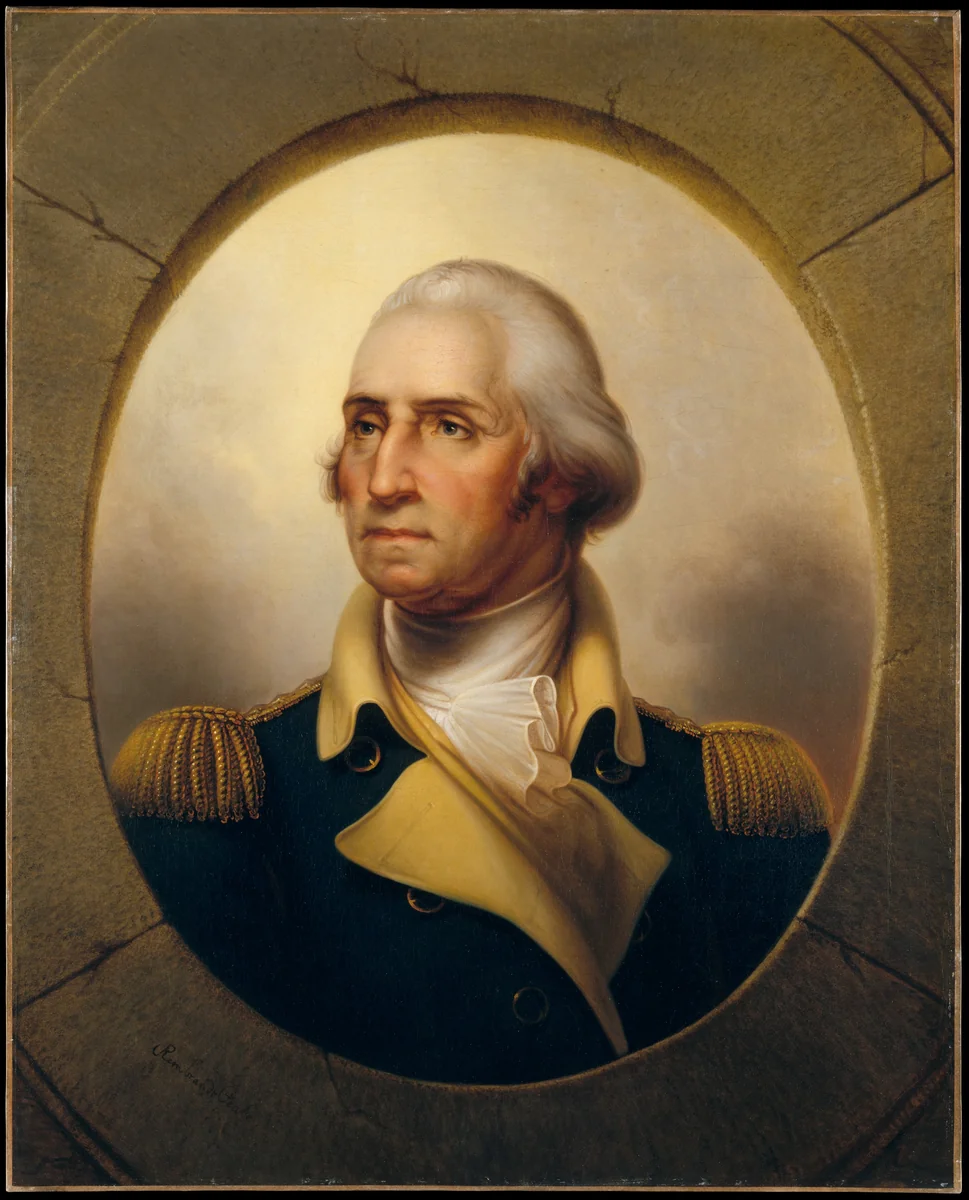 George Washington by Rembrandt Peale, artwork, 1843-1846