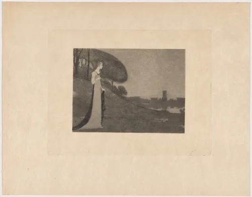 Carmosine (projet de programme) by Maurice Dumont, print, 1895