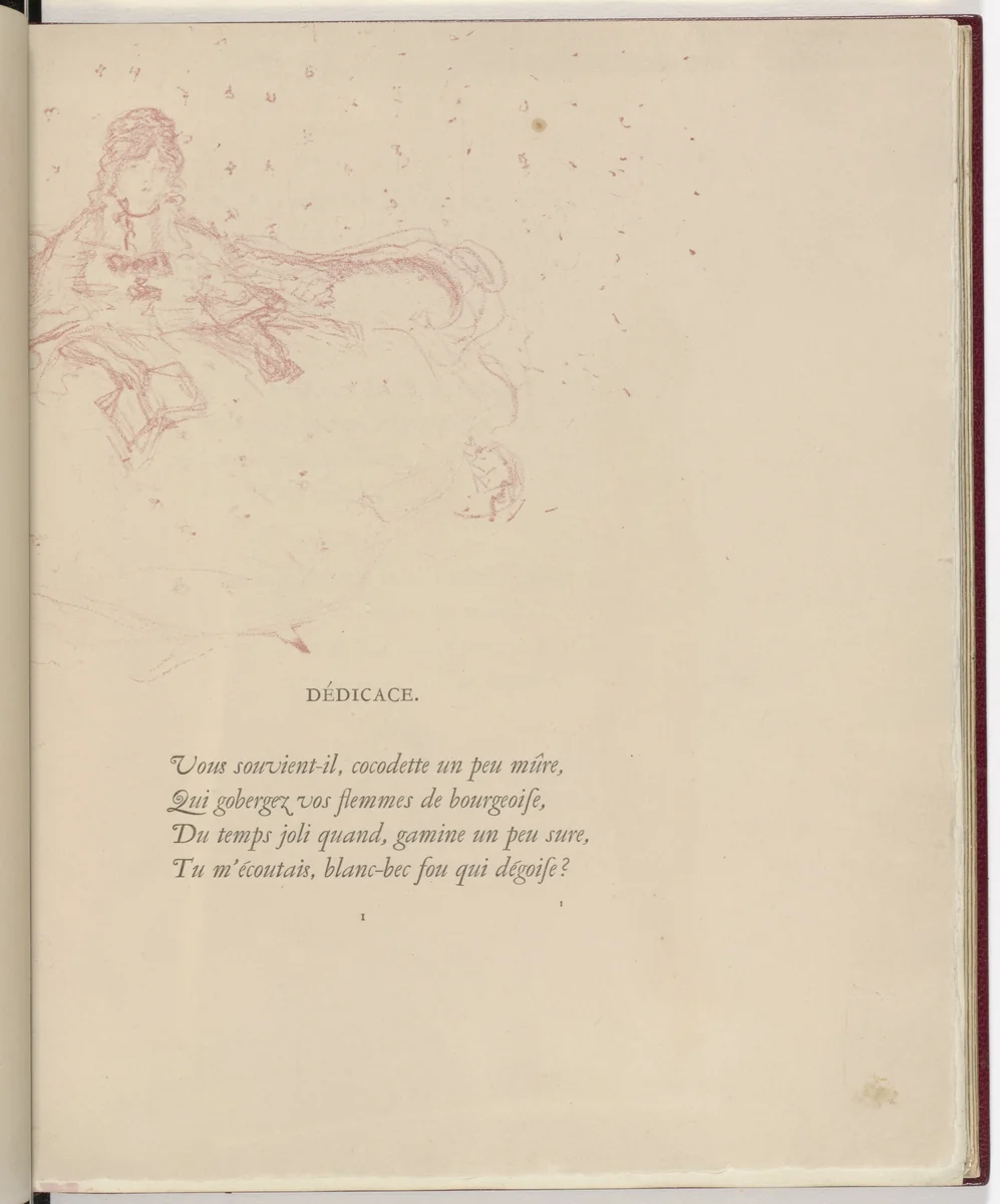 Headpiece (page 1) from Parallèlement (In Parallel) by Pierre Bonnard, illustrated book, 1900