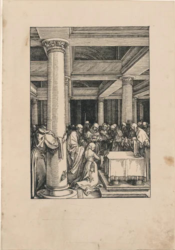 The Presentation of Christ in the Temple, from The Life of the Virgin by Albrecht Dürer, print, 1505