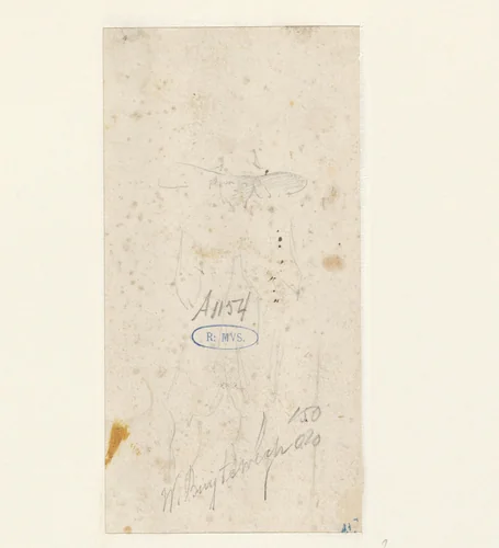 Sketch of a Man with a Hat with a wide Brim by Willem Pietersz Buytewech, drawing, 1630