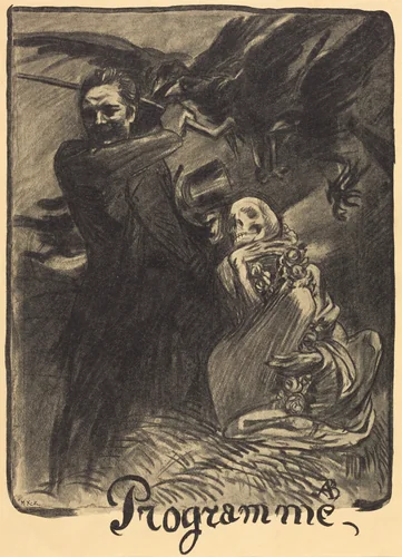 Les Honnêtes femmes; Conférence, Poésies inédites d'Henry Becque; La Parisienne by Albert Besnard, print, 1904