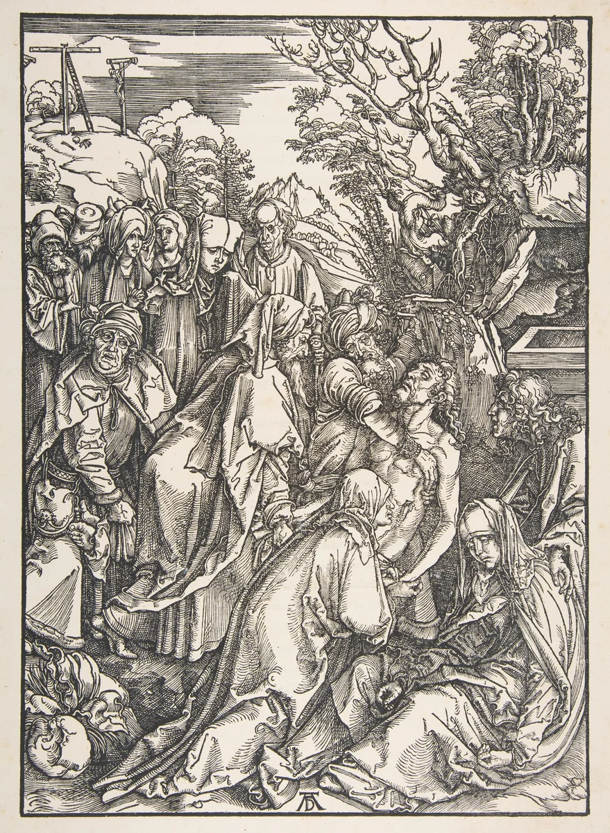 The Deposition of Christ, from "The Large Passion" by Albrecht Dürer, print, 1511
