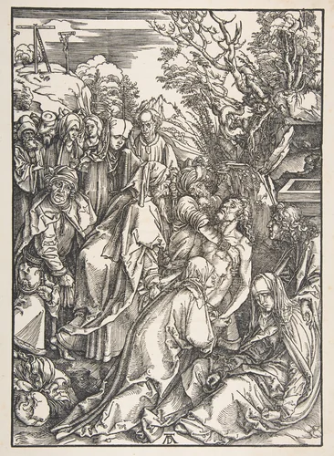 The Deposition of Christ, from "The Large Passion" by Albrecht Dürer, print, 1511