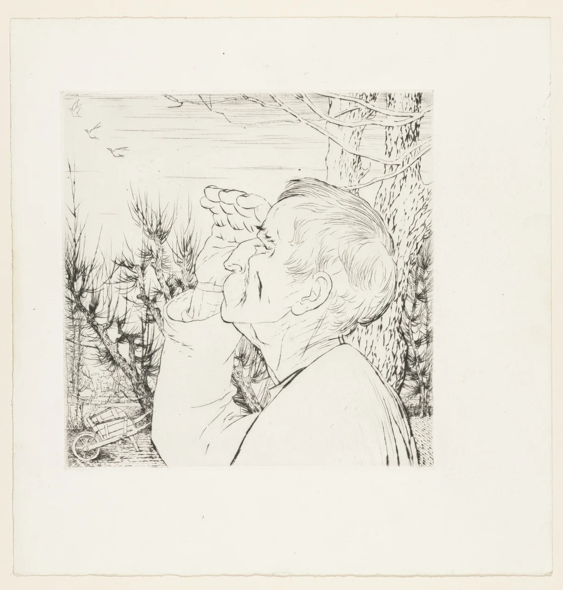 Illustration for The Soothsayers by Louis Marcoussis, print, 1945