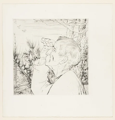 Illustration for The Soothsayers by Louis Marcoussis, print, 1945