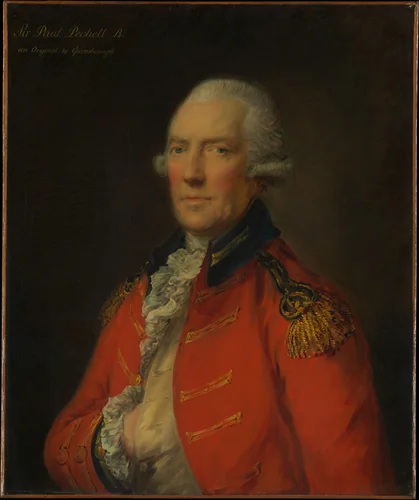 Lieutenant Colonel Paul Pechell (1724–1800) by Thomas Gainsborough, painting, 1747-1788