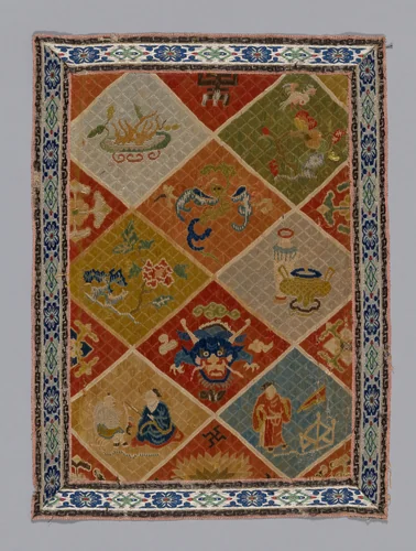 Panel (Dress Fabric) by Han-Chinese, textile, 1875-1900