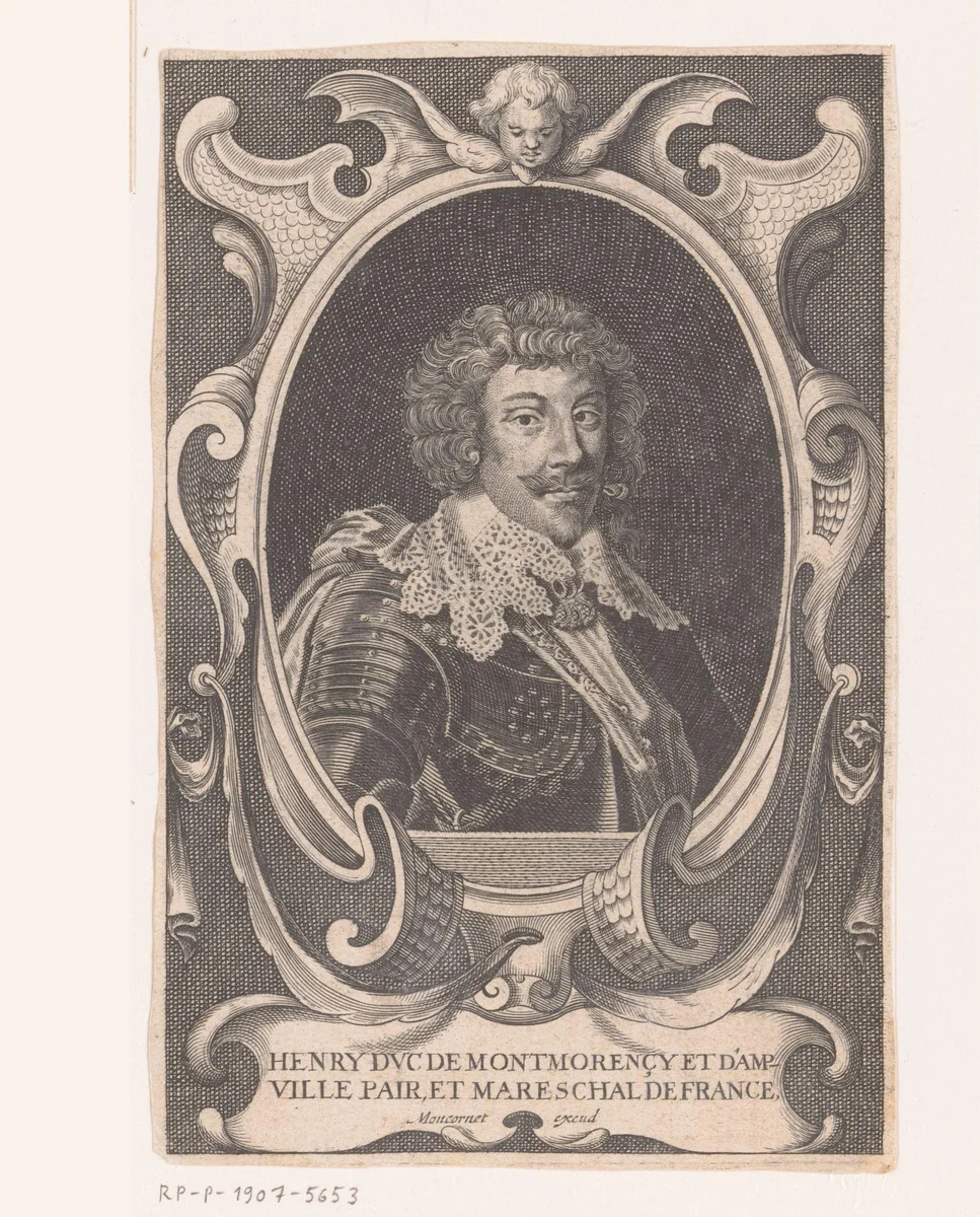 Portret van Henri II de Montmorency by anonymous, print, 1610-1668