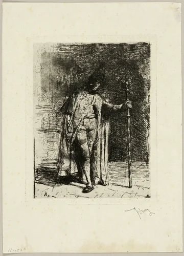 A Master of Ceremonies by Mariano Fortuny, print, 1858-1874
