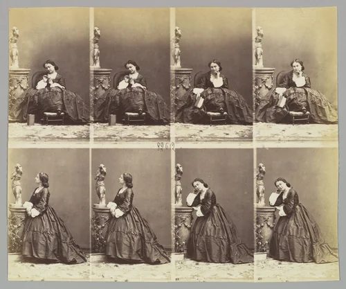 Berthe by André Adolphe-Eugène Disdéri, photograph, 1862