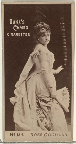Card Number 134, Rose Coghlan, from the Actors and Actresses series (N145-4) issued by Duke Sons & Co. to promote Cameo Cigarettes by W. Duke, Sons & Co., photograph, 1880-1889