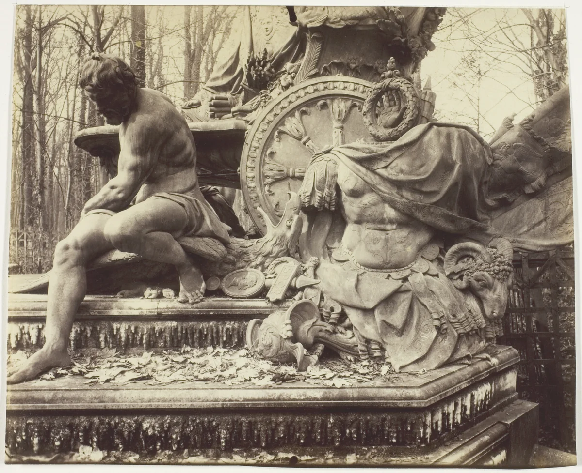 Versailles, Bosquet de l'Arc de Triomphe by Jean-Eugène-Auguste Atget, photograph, 1904
