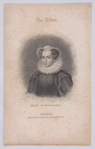 Mary, Queen of Scots (frontispiece, from "The Abbot," volume I) by Annin & Smith, print, 1831