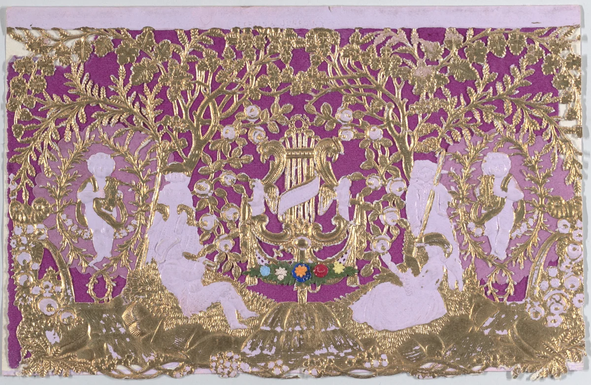 Valentine by anonymous, other, 1845-1875