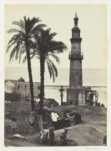 View at Girgeh, Upper Egypt by Francis Frith, photograph, 1857