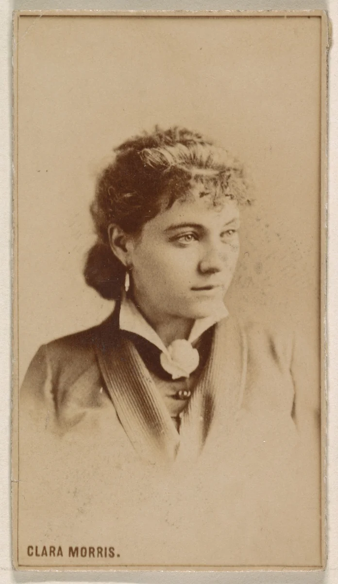 Clara Morris, from the Actresses series (N245) issued by Kinney Brothers to promote Sweet Caporal Cigarettes by Kinney Brothers Tobacco Company, photograph, 1890
