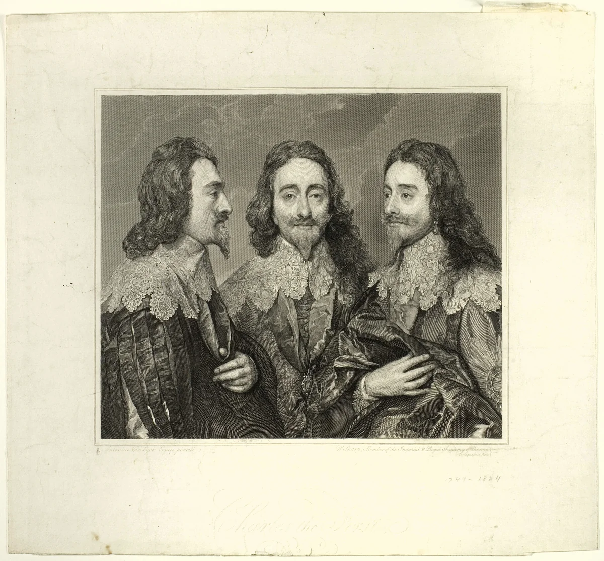 Charles the First by William Sharp, print, 1817