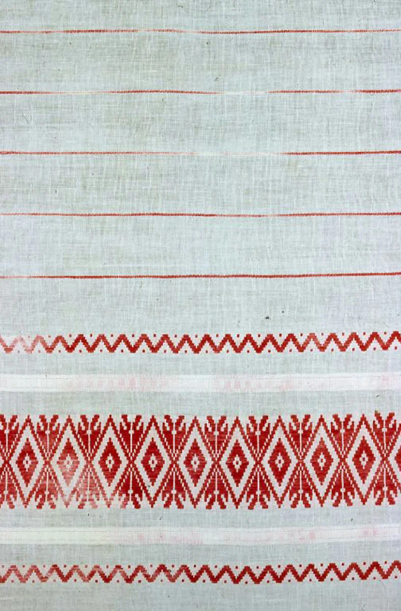 Over Towel Section by Sweden, textile, 1765-1785