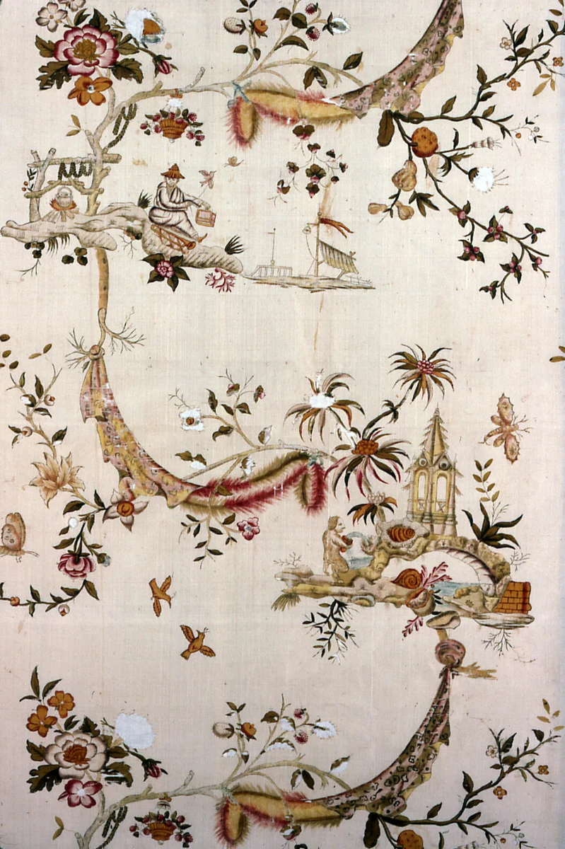 Panel (Furnishing Fabric) by France, textile, 1780-1800