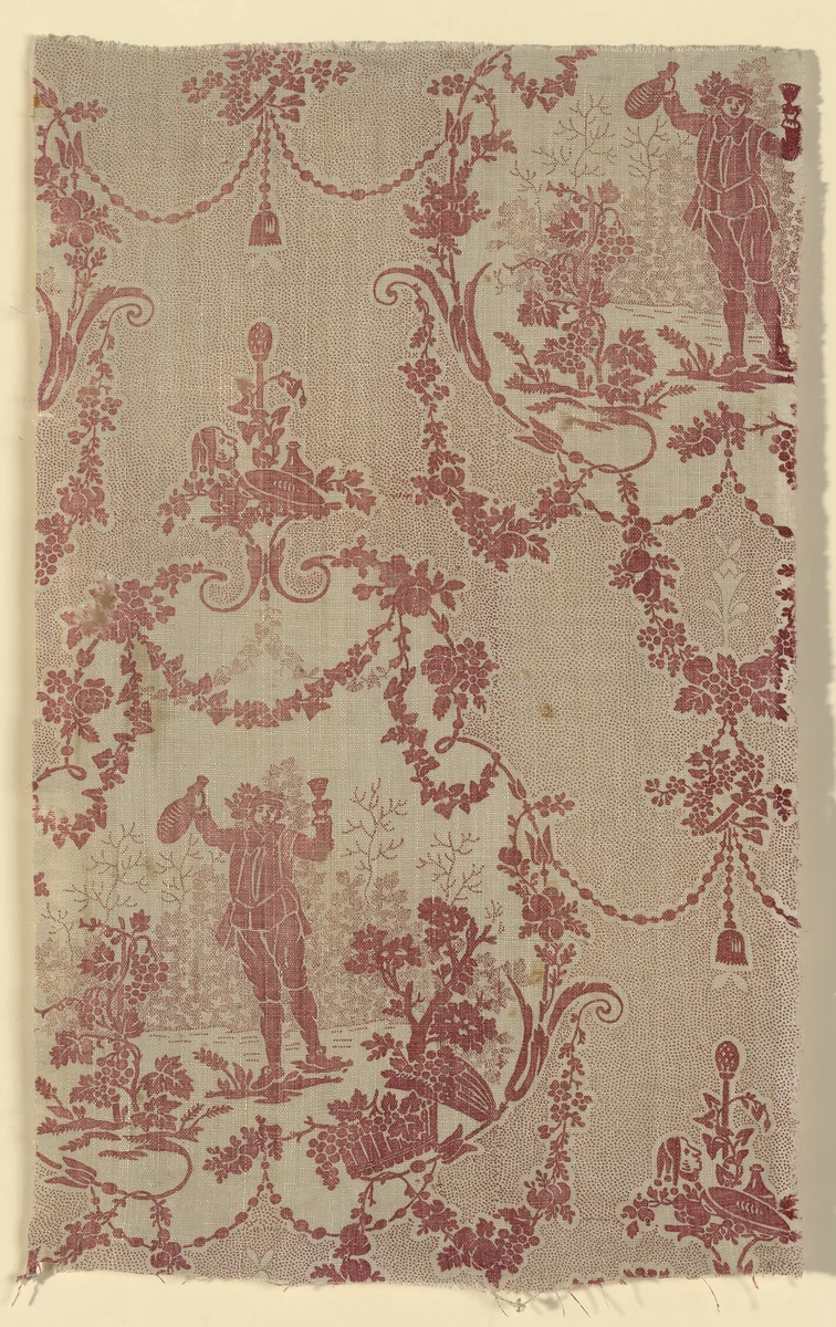 Le Petit Buveur (The Little Drinker) (Furnishing Fabric) by Francois Antoine Aveline
Antoine Watteau, textile, 1780-1785